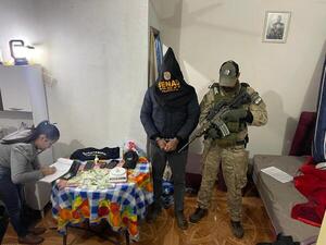 Capturan a distribuidor de cocaína en Villa Choferes del Chaco