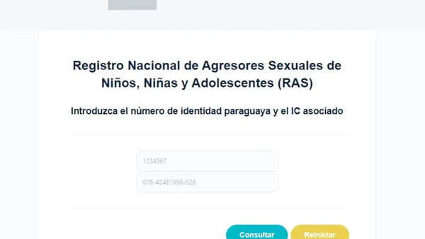 Registro de agresores sexuales de menores ya está disponible - Noticiero Paraguay