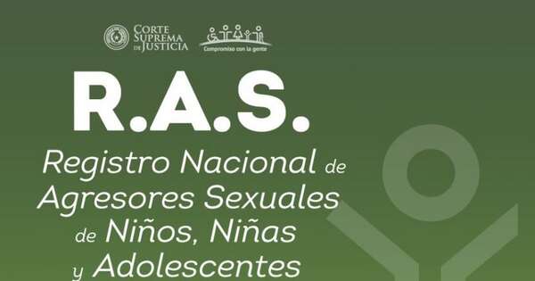Diario HOY | Habilitan Registro de Agresores Sexuales, documento puede tramitarse en línea