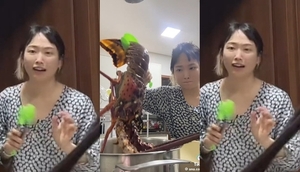 "Ana Coreana" y el vídeo en el que cocina una langosta - Teleshow