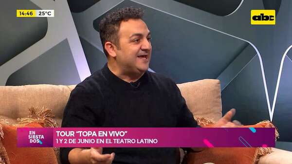 Tour “Topa en Vivo”: 1 y 2 de junio en el Teatro Latino - Ensiestados - ABC Color