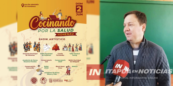 ESTE DOMINGO SE REALIZARÁ “COCINANDO POR LA SALUD” EN EL DISTRITO DE HOHENAU - Itapúa Noticias
