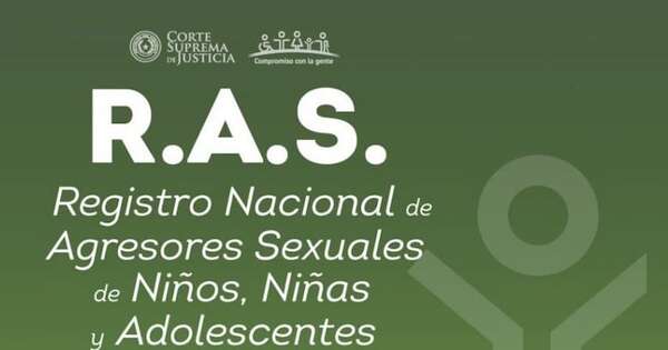 La Nación / Habilitan portal de registro de los agresores sexuales