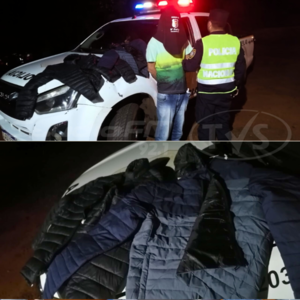 APREHENDEN A UN HOMBRE Y RECUPERAN CAMPERAS DENUNCIADOS COMO HURTADOS - TVS