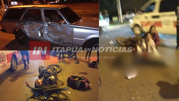 CONDUCTOR ALCOHOLIZADO PROTAGONIZÓ COLISIÓN EN ENCARNACIÓN - Itapúa Noticias