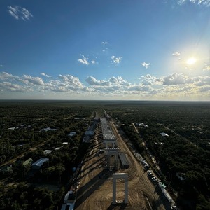 Avances en el puente de la Bioceánica superan el 54%
