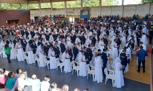 91 tortolos dieron el “si, quiero” en Amambay