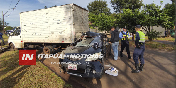 CONDUCTOR EBRIO CAUSÓ COLISIÓN EN ENCARNACIÓN - Itapúa Noticias