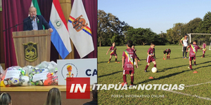 GOBERNACIÓN DE ITAPÚA RECONOCIÓ A LOS ORGANIZADORES DEL INTERDISTRITAL DE FÚTBOL - Itapúa Noticias