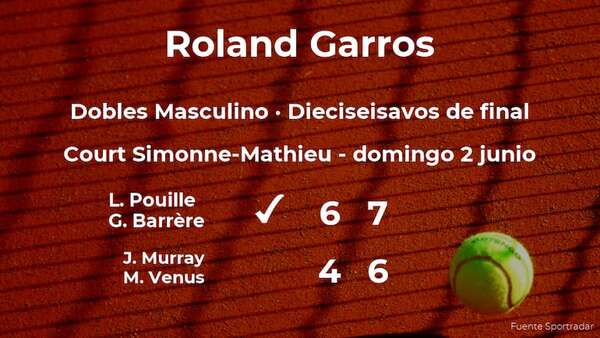 Murray y Venus se despiden del torneo de París - Tenis - ABC Color