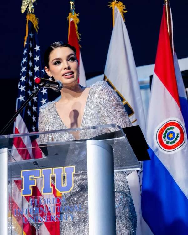 Nadia Ferreira, espléndida en la gala “Champion of Freedom” - Gente - ABC Color