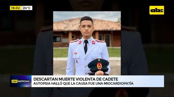 Descartan muerte violenta de cadete: autopsia halló que la causa fue una miocardiopatía - ABC Noticias - ABC Color