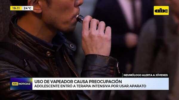 Neumólogo preocupado por el uso de vapeador: adolescente entró a terapia intensiva por usar aparato - ABC Noticias - ABC Color