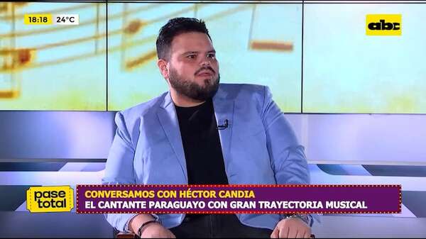 Video: conversamos con el cantante paraguayo Héctor Candia - Pase Total - ABC Color