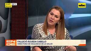 Video: falleció la directora de Vigilancia de la Salud, Águeda Cabello - En Detalles - ABC Color