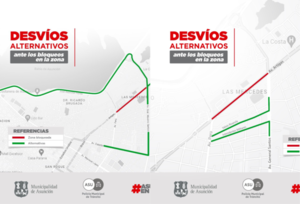 Avda. Artigas bloqueada ante manifestación de grupos indígenas - Megacadena - Diario Digital