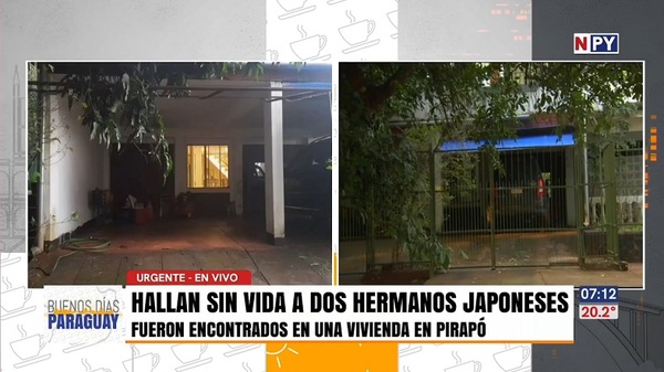Encuentran muertos a dos hermanos japoneses en Itapúa - Noticias Paraguay