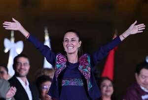 Claudia Sheinbaum agradece por convertirse “en la primera mujer presidenta de México” - Mundo - ABC Color