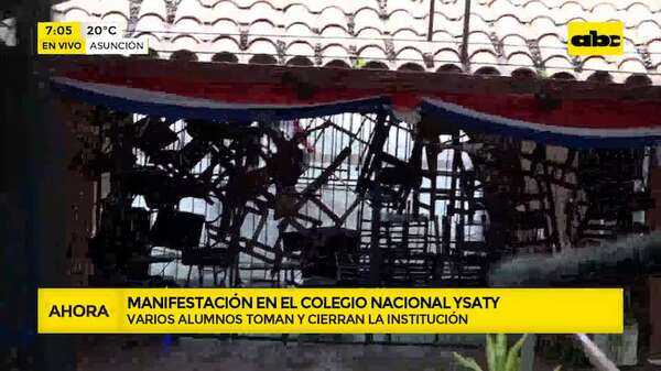 Colegio Ysaty de Asunción: alumnos toman y cierran la institución - ABC Noticias - ABC Color
