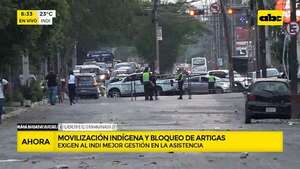 Avenida Artigas: Indígenas se movilizan para exigir que se respete su autonomía - ABC Noticias - ABC Color