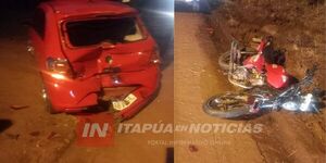MOTOCICLISTA MENOR DE EDAD RESULTÓ HERIDO TRAS COLISIÓN EN ENCARNACIÓN - Itapúa Noticias
