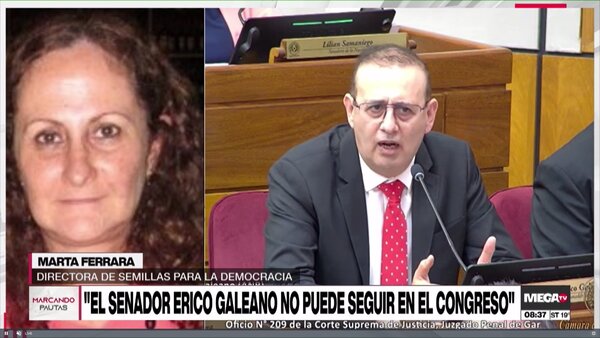 Afirman que si Erico Galeano sigue sentado en el congreso, tenemos una justicia selectiva - Megacadena - Diario Digital