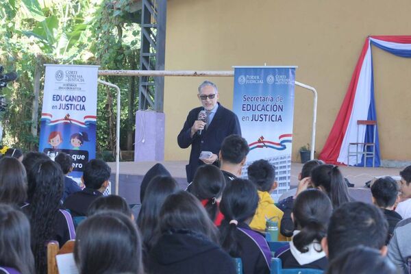 Un total de 1.400 alumnos de San Pedro participaron del taller “El Juez que yo quiero y necesitamos”