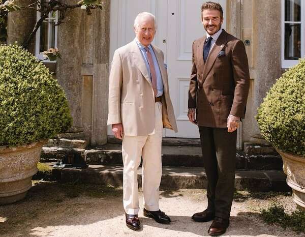 David Beckham, nuevo embajador de la fundación del rey Carlos III - Gente - ABC Color
