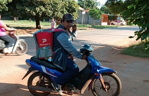 Conocido repartidor sufre el hurto de motocicleta