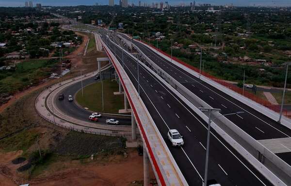 Puente Héroes del Chaco, aún con poco tránsito a tres meses de su inauguración - Nacionales - ABC Color