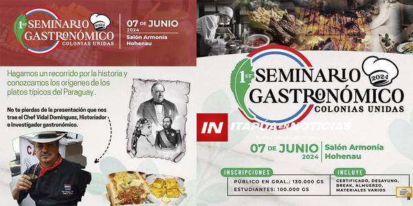 SE REALIZARÁ EL PRÓXIMO 7 JUNIO EN EL SALÓN ARMONÍA DEL DISTRITO DE HOHENAU - Itapúa Noticias