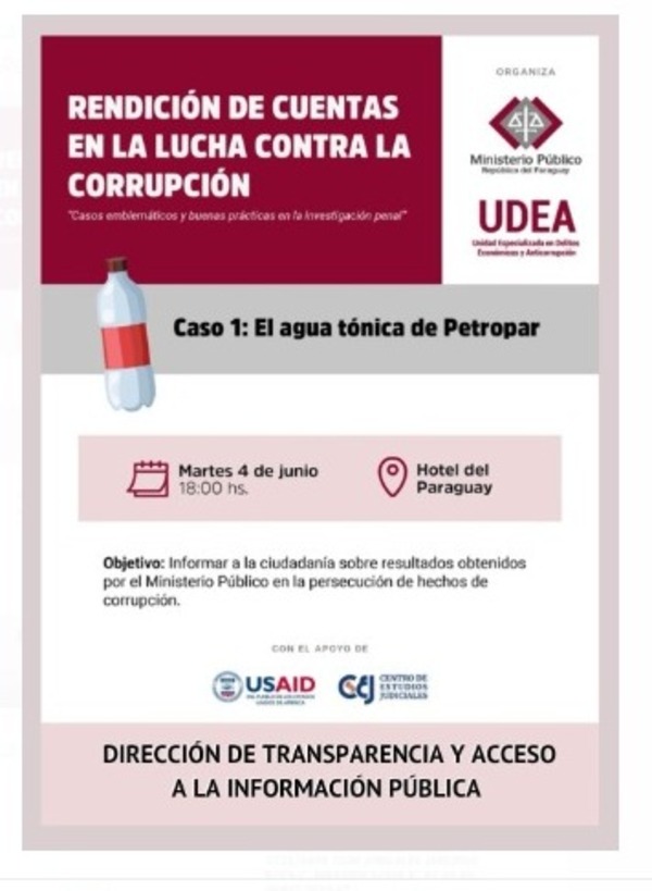 Rendición de cuentas en la lucha contra la corrupción - PDS RADIO Y TV