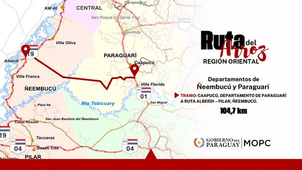 Licitan estudios y diseño final de ingeniería de la “Ruta del Arroz” de la Región Oriental - Amigo Camionero