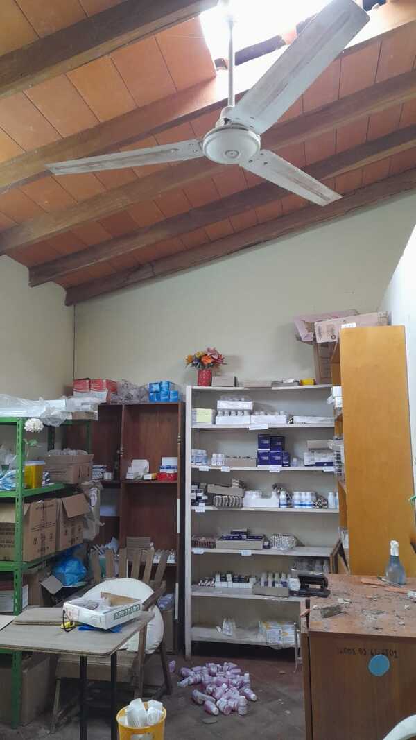 Entraron a robar en humilde puesto de salud del barrio Mitaí » San Lorenzo PY