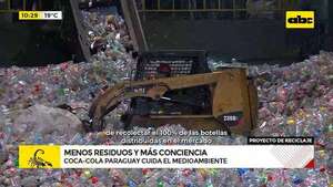 Menos residuos y más conciencia: el proyecto de reciclaje de Coca-Cola Paraguay  - ABC TV - ABC Color