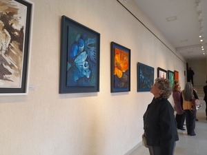 Apertura de la muestra artística "Diversidades" de Apsecart.
