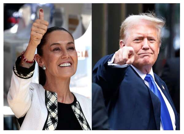 Claudia Sheinbaum arrasó en México, ¿le tocará lidiar con Trump? - Mundo - ABC Color