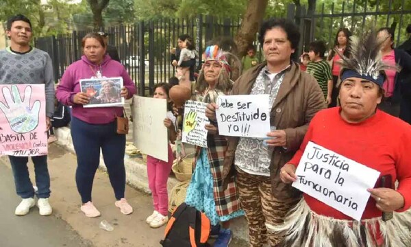 Indígenas piden la destitución de Chaqueñito y lo representan como Judas Kái – Prensa 5