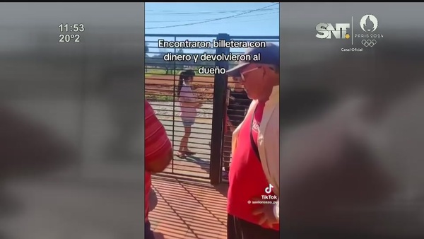 Amor y Honestidad al prójimo: Devolvieron una billetera - SNT