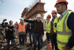 Comitiva parlamentaria realizó visita técnica a obra de maquinización Aña Cua