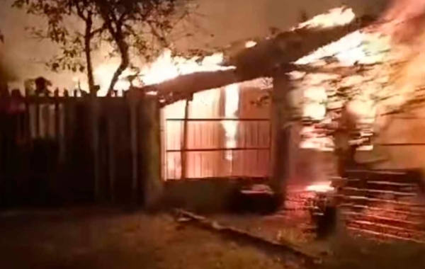 Incendió vivienda de su pareja tras una pelea: La mujer logró salir a tiempo, pero herida