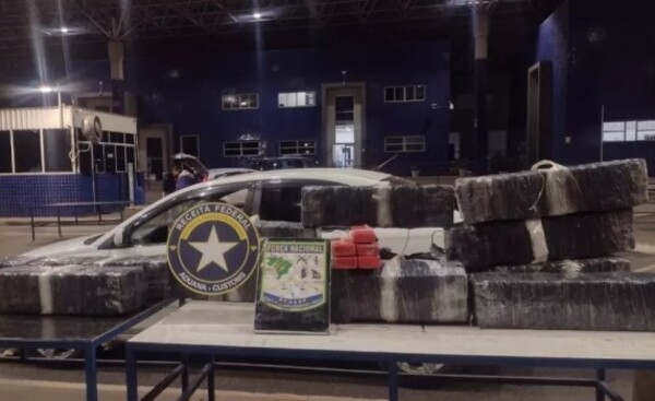 Incautan media tonelada de marihuana en el Puente de la Amistad