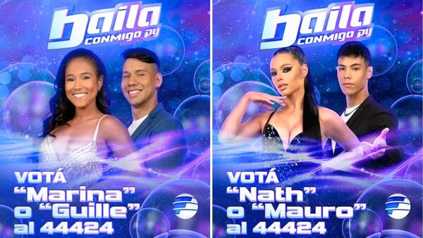 Nath Aponte y Marina se enfrentan al telefónico del Baila Conmigo Paraguay
