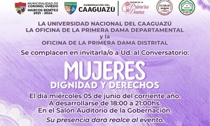 Conversatorio “Mujeres, Dignidad y Derecho” se llevará a cabo mañana en Coronel Oviedo - OviedoPress