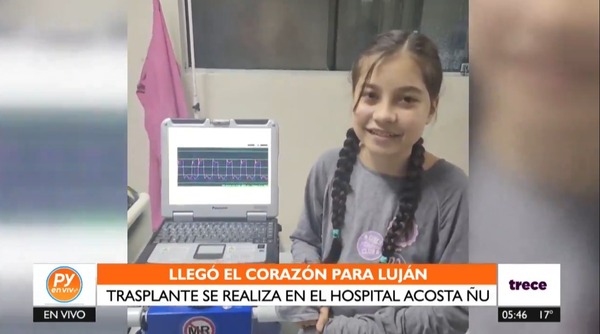 Esperanzador: Luján recibe un nuevo corazón tras cinco meses conectada a uno artificial - trece