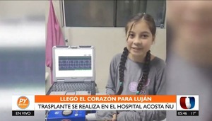 Tras 5 meses conectada a un corazón artificial, apareció un ángel donante para Luján - Unicanal