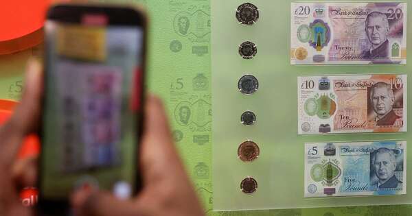 La Nación / Billetes británicos ya lucen el rostro de Carlos III