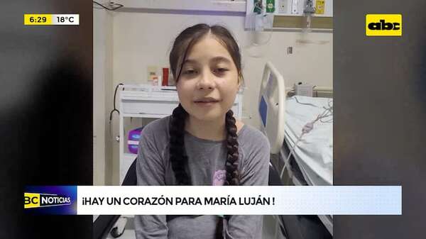 Video: María Lujan recibe un nuevo corazón - ABC Noticias - ABC Color