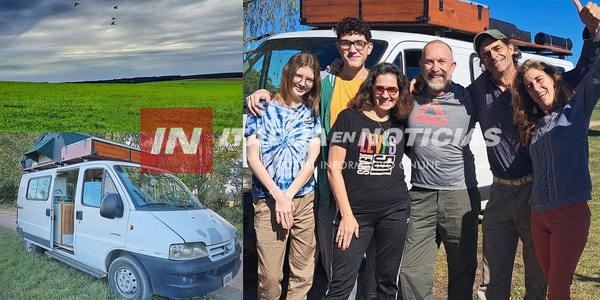 FAMILIA RECORRE DISTINTOS PAÍSES EN MOTORHOME Y AHORA ESTÁN POR ENCARNACIÓN - Itapúa Noticias
