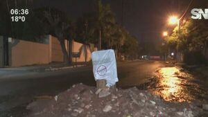 Chocó contra escombros sin señalizar - SNT
